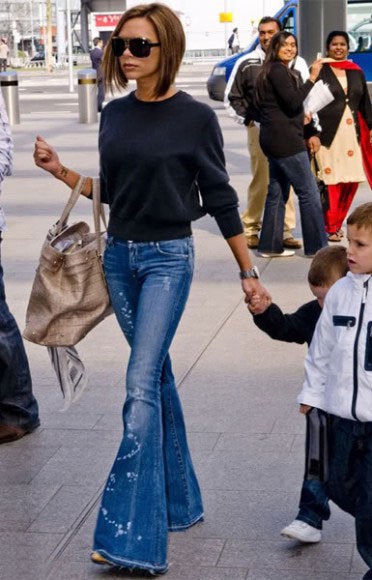 Как носить брюки-клеш Как носить брюки-клеш